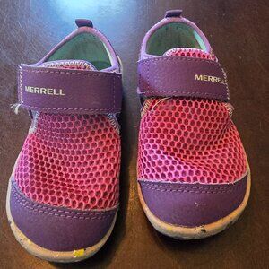 Merrell Barestep H2O Toddler Shoes, Size 8, Used
